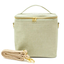Load image into Gallery viewer, Sage Green Large Linen Cooler
