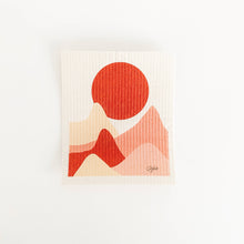 Load image into Gallery viewer, Swedish Dishcloth: Mountains