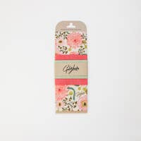 Load image into Gallery viewer, Pink Floral Food Wrap Set of 3