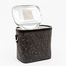 Load image into Gallery viewer, Small Black Splattered Petite Poche