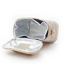 Load image into Gallery viewer, Small Blue Stripe Linen Cooler