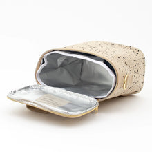 Load image into Gallery viewer, Small Linen Tan Splattered Petite Poche