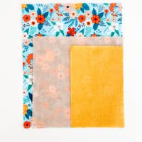 Load image into Gallery viewer, Spring Floral Food Wrap Set of 3