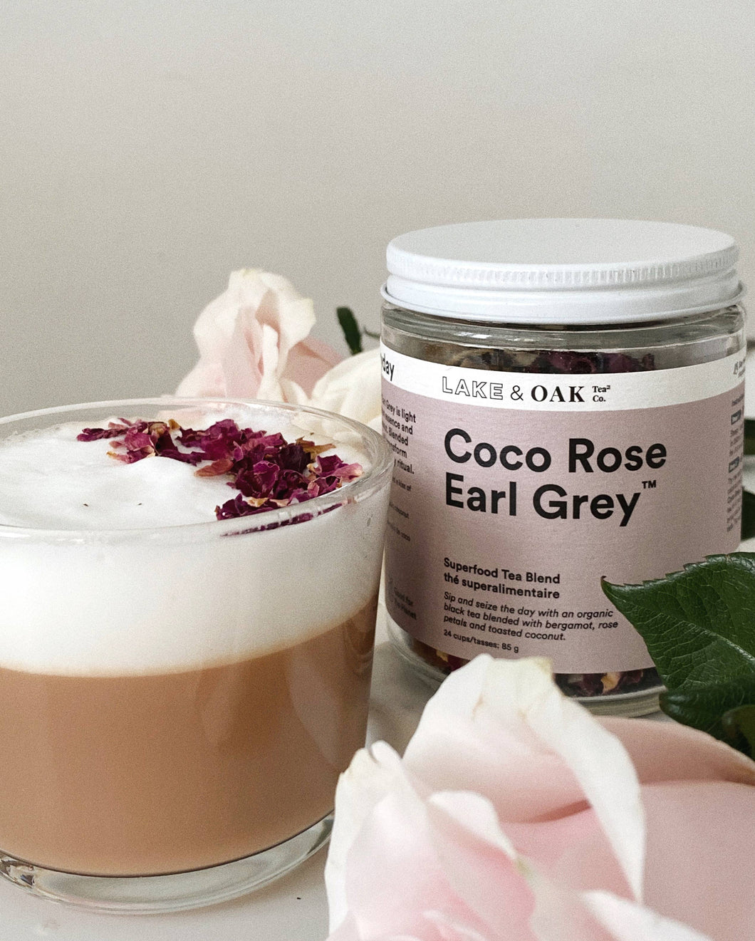 Coco Rose Earl Grey - Superfood Tea Blend