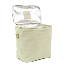 Load image into Gallery viewer, Sage Green Large Linen Cooler
